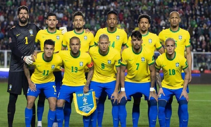 Đội hình thi đấu của Brazil siêu ấn tượng